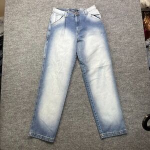 Emergency‎ Exit Carpenter Jeans Men's Blue Cotton Denim Pockets Zip Fly - 31X33